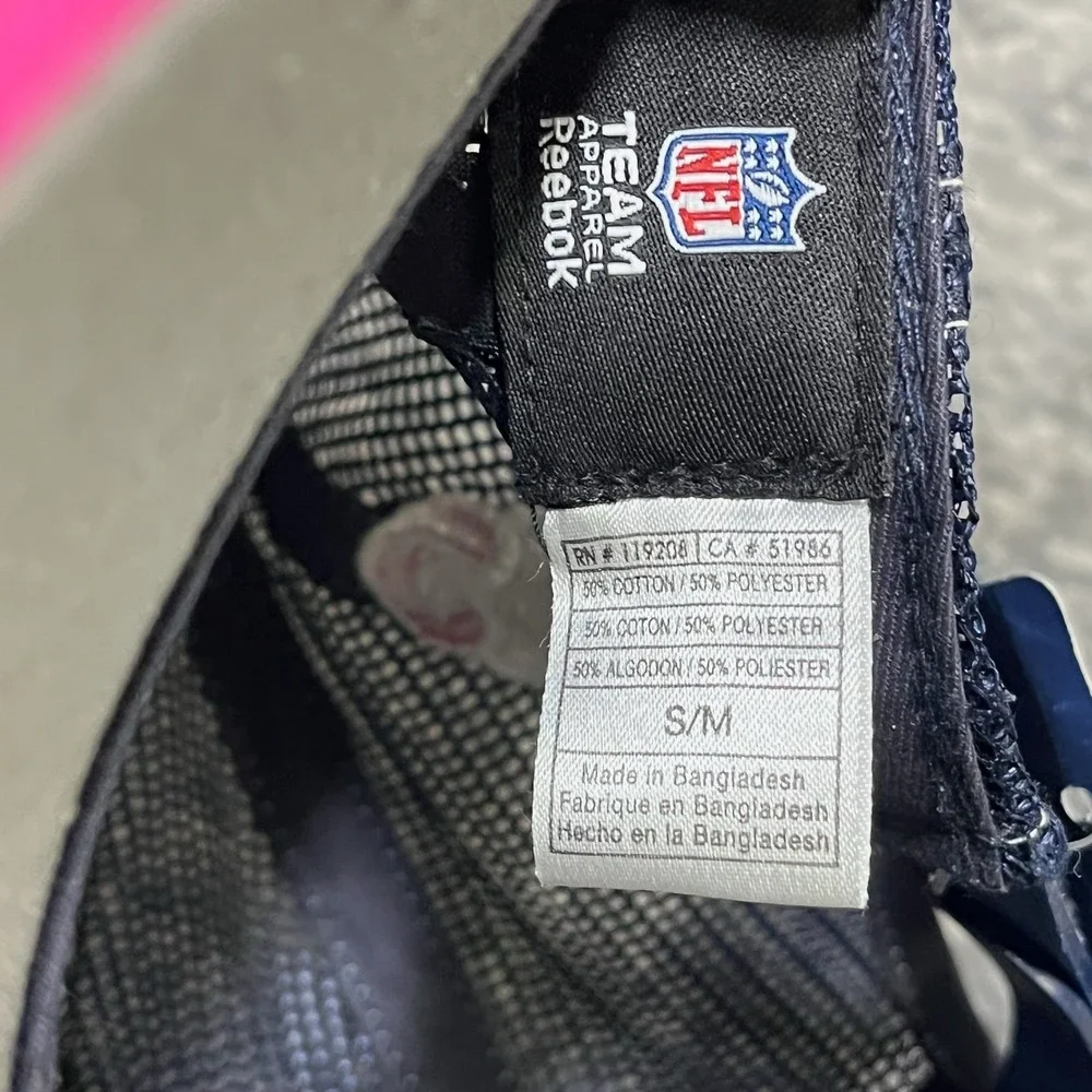 NWT Dallas Cowboys NFL Reebok Breast Cancer Awareness Trucker‎ Hat Snap Back